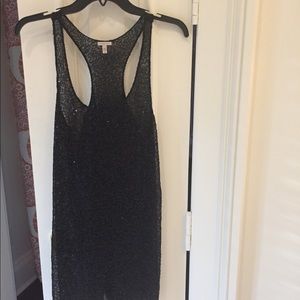 Black sequin dress